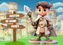 create 3d modelling of game assets for video games
